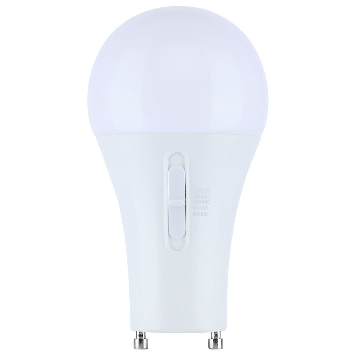 (4-Pack) Satco S12148 15.5W LED A19 A-Shape Bulb, GU24 Base, 2700K, 1600 Lumens, Frost