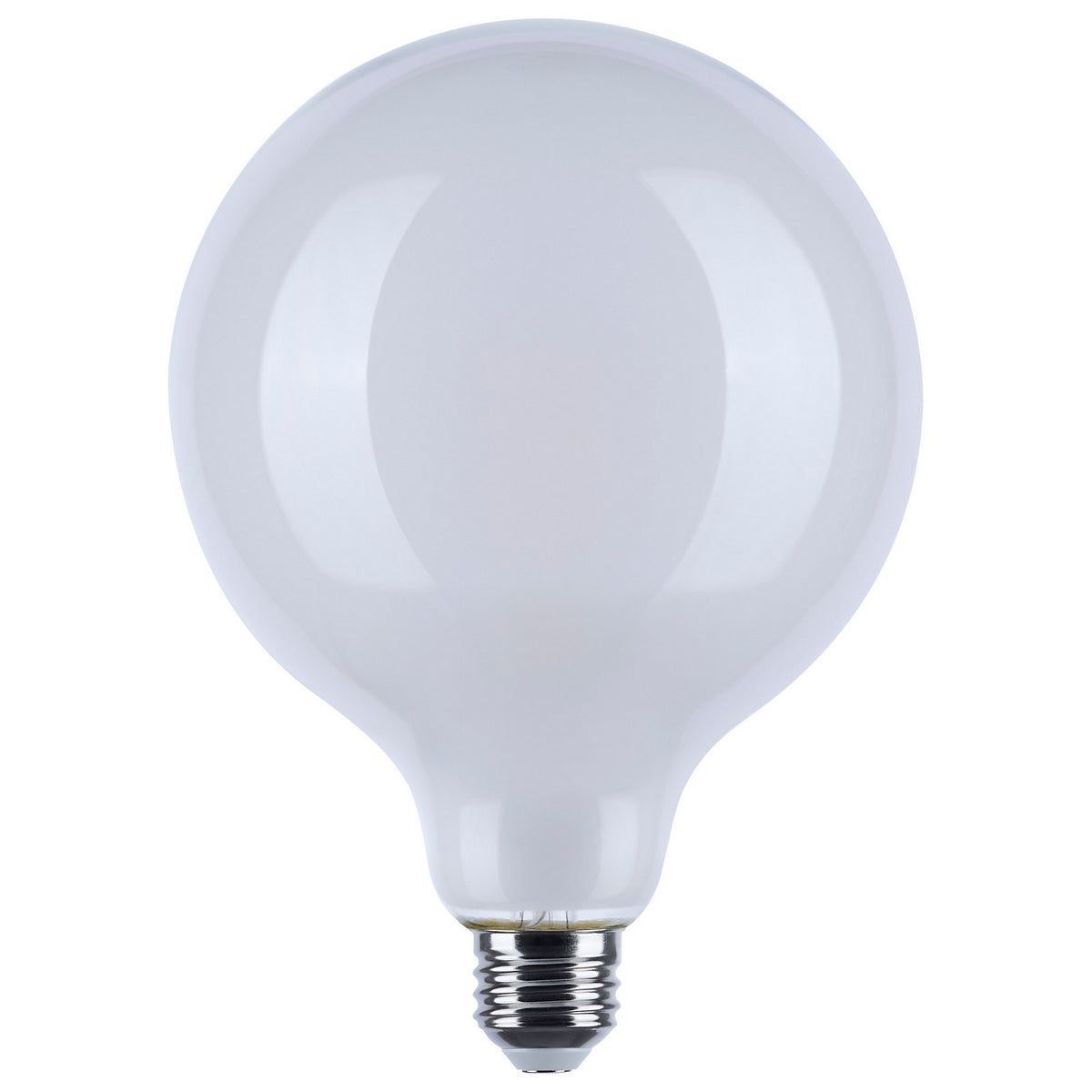 (4-Pack) Satco S12156 8W LED G40 Globe Bulb, E26 Base, 2000K, 800 Lumens, White