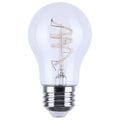 (4-Pack) Satco S12558 4W LED A15 A-Shape Bulb, E26 Base, 2700K, 350 Lumens, Clear