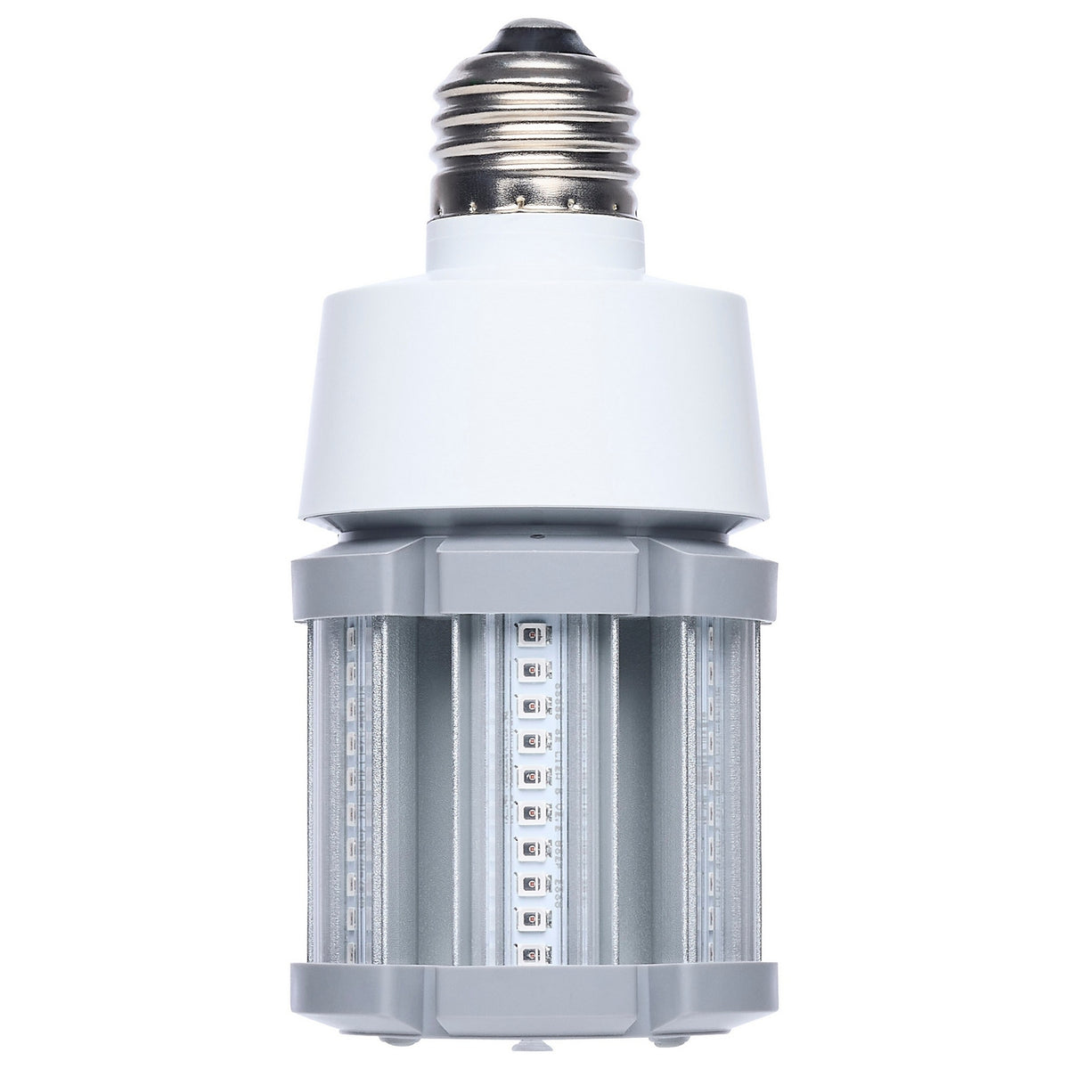 (4-Pack) Satco S13137 9W Corn Cob Bulb, E26 Base, 1600K, 395 Lumens, Dark Gray