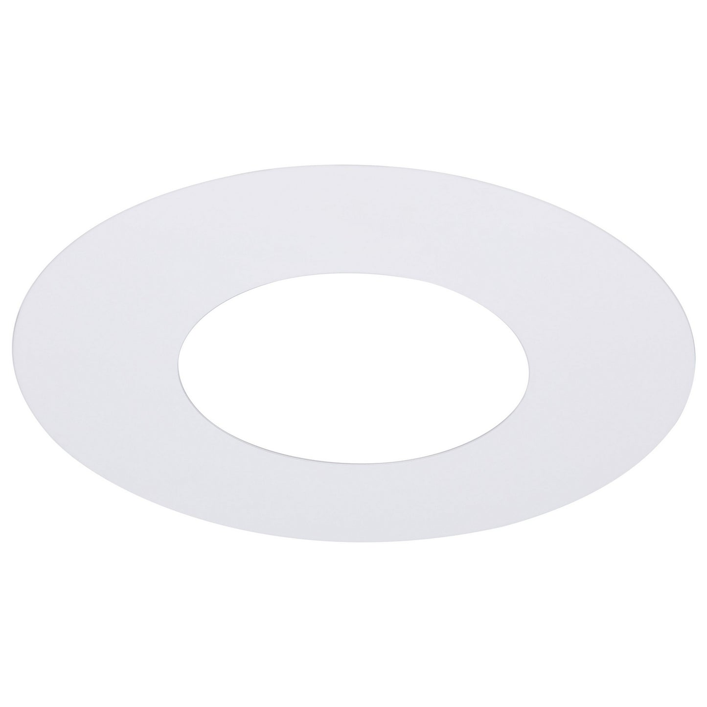 Satco - S13540 - 4-Inch Flat Goof Ring for Commercial Downlights - Matte White