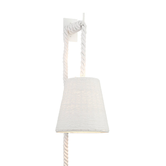 Lodelle One Light Wall Sconce in Matte White