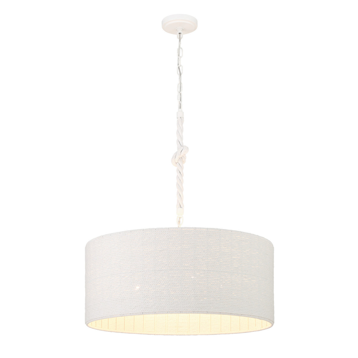 Lodelle Four Light Pendant in Matte White
