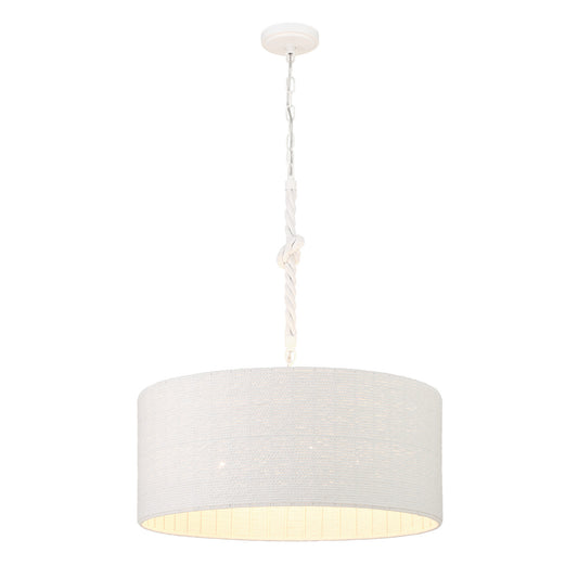Lodelle Four Light Pendant in Matte White