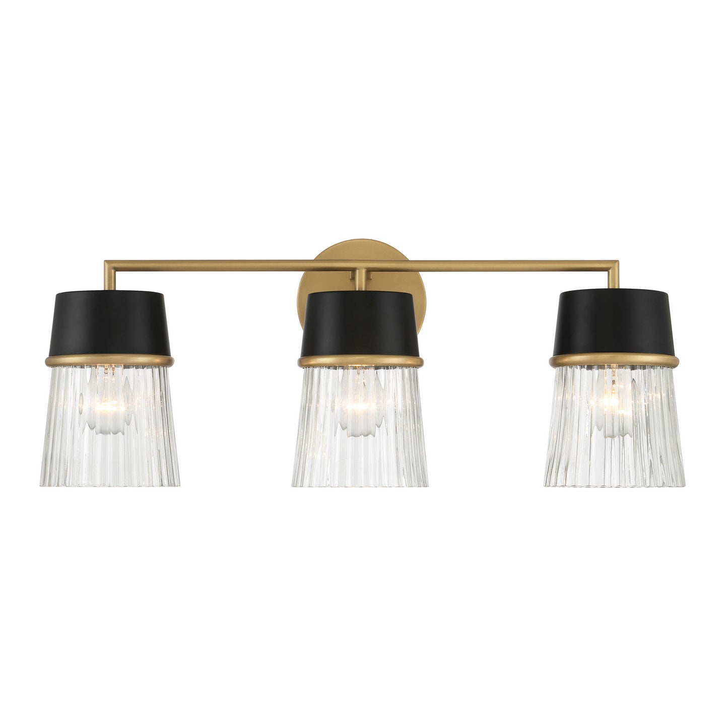 Stamford Three Light Vanity in Legacy Brass