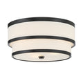 Cascade Three Light Flush Mount in Coal