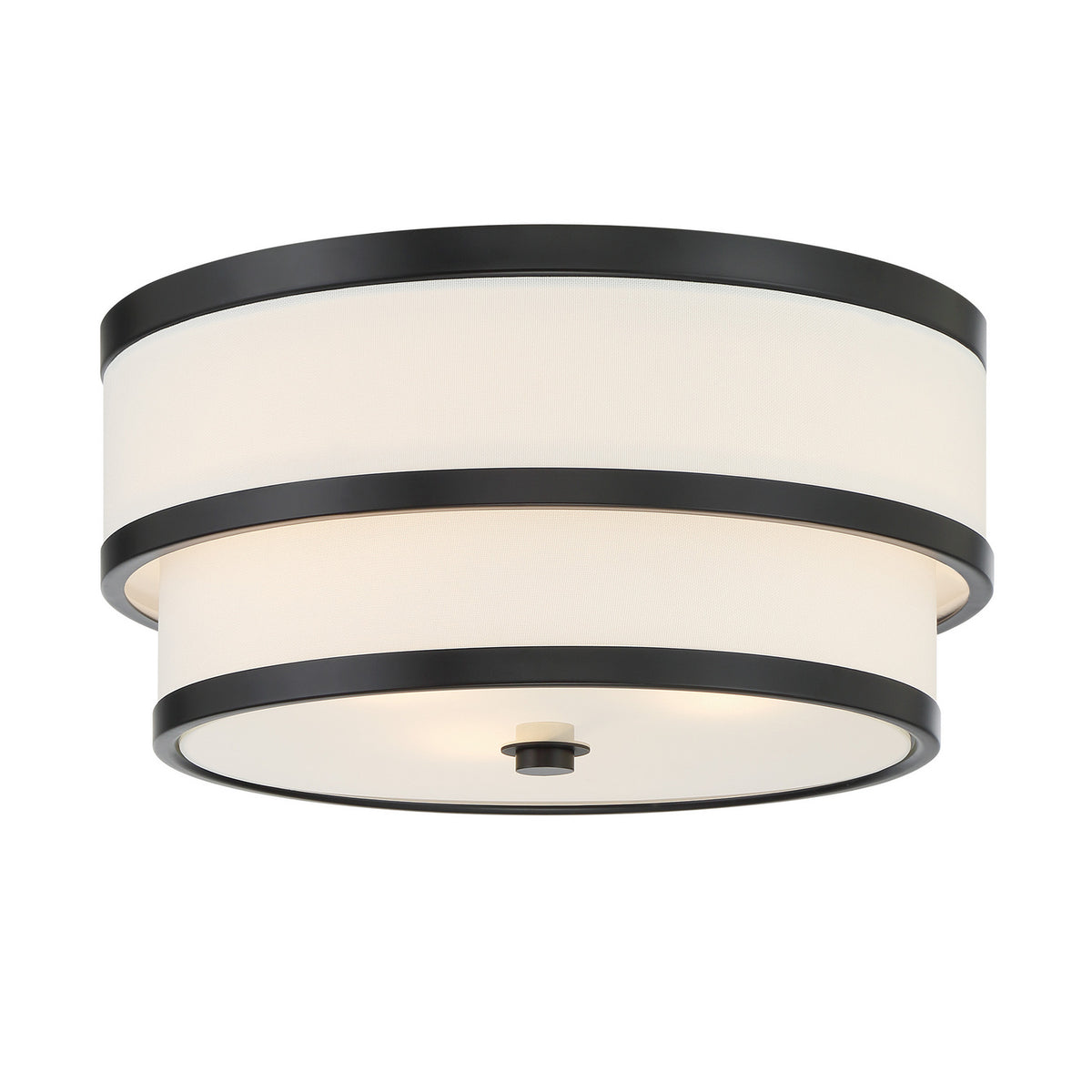 Cascade Three Light Flush Mount in Coal