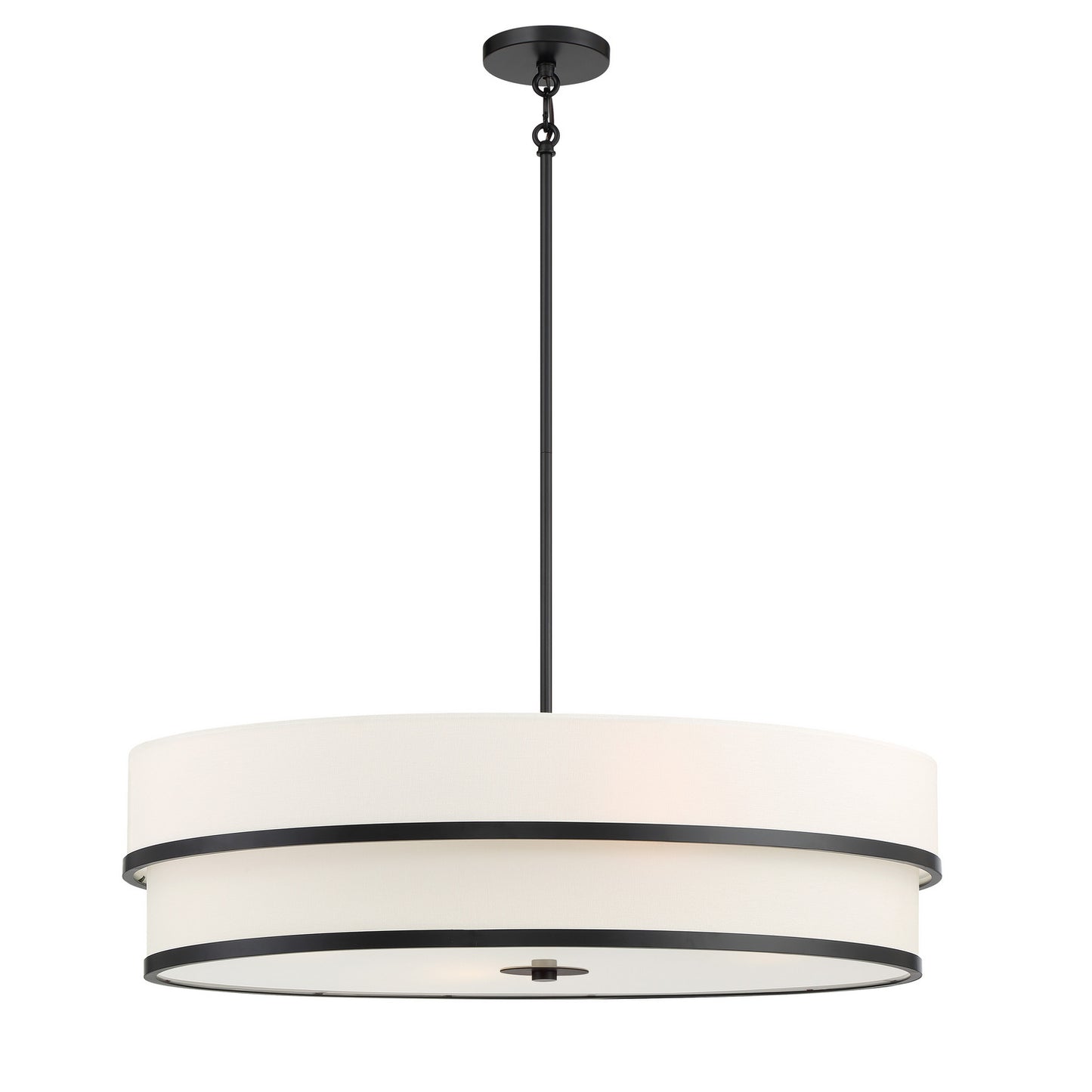 Cascade Four Light Pendant in Coal