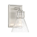 Chatham Square One Light Bath in Brushed Nickel