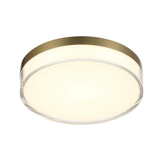 Flush Mount LED Flush Mount in Ashen Brass