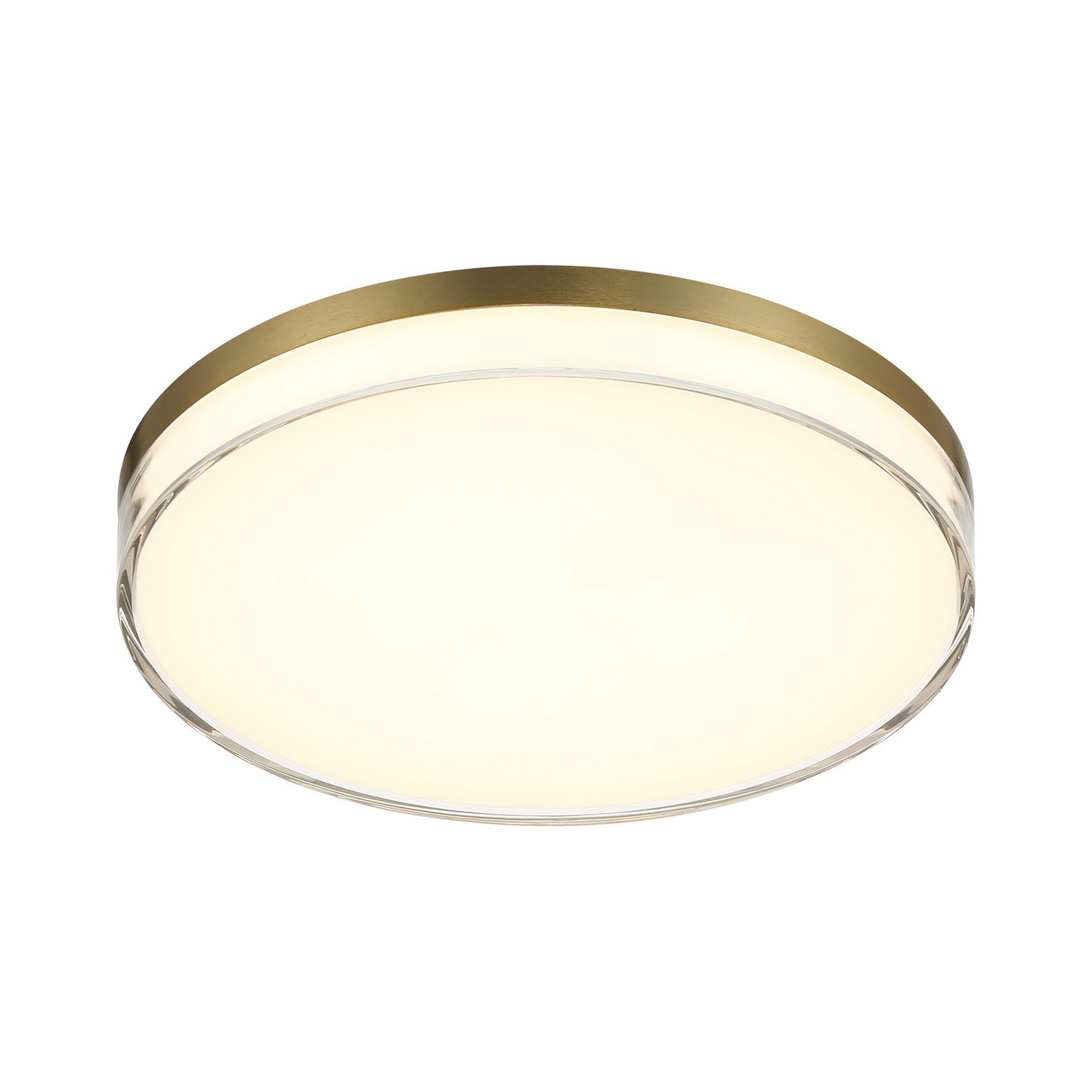 Flush Mount LED Flush Mount in Ashen Brass