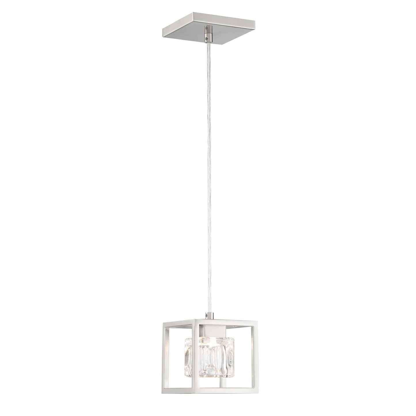 San Marin LED Mini Pendant in Brushed Nickel
