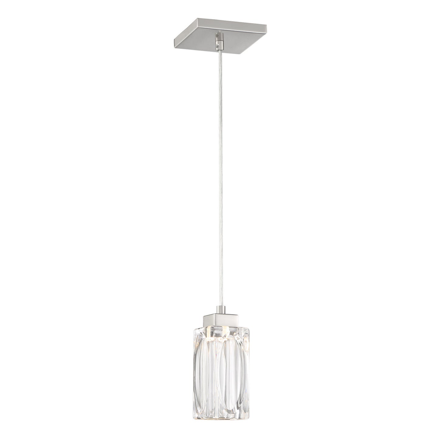 Putnam Place LED Mini Pendant in Brushed Nickel