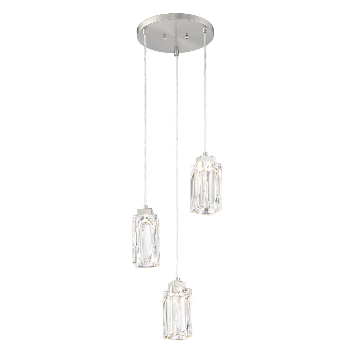 Putnam Place LED Pendant in Brushed Nickel