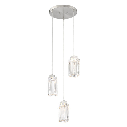 Putnam Place LED Pendant in Brushed Nickel