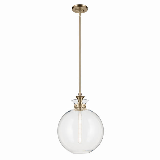 Laria One Light Pendant in Champagne Bronze