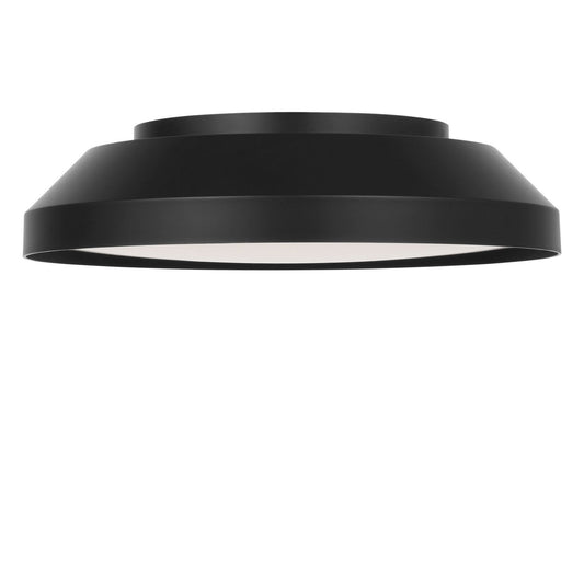Nevado LED Flush Mount in Midnight Black