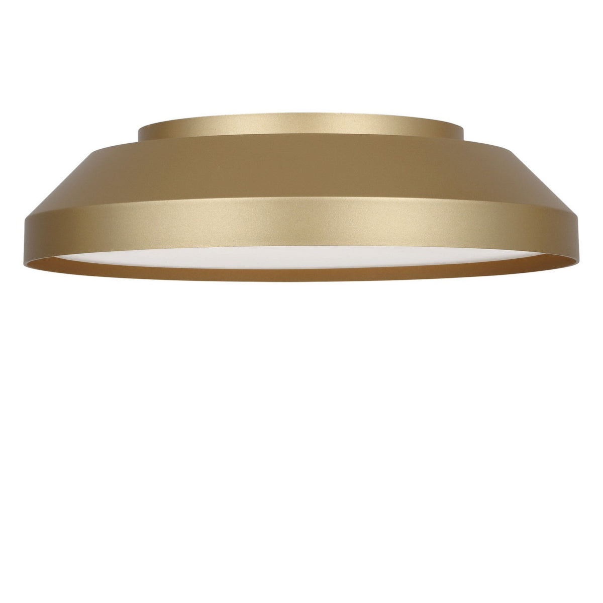Nevado LED Flush Mount in Satin Brass