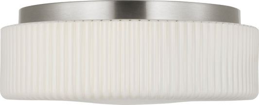 Axira Two Light Flush Mount in Brushed Nickel