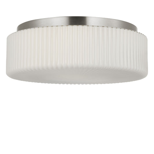 Axira Two Light Flush Mount in Brushed Nickel