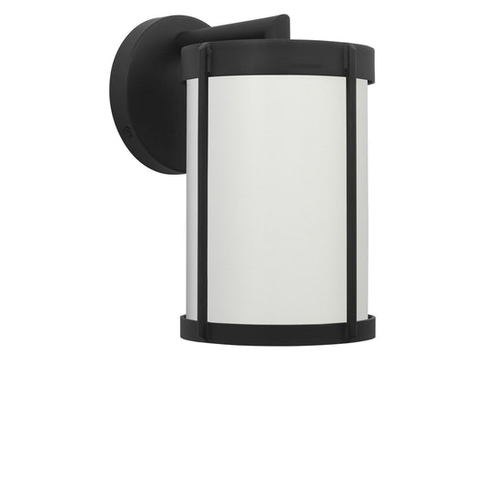 Luning One Light Lantern in Textured Black