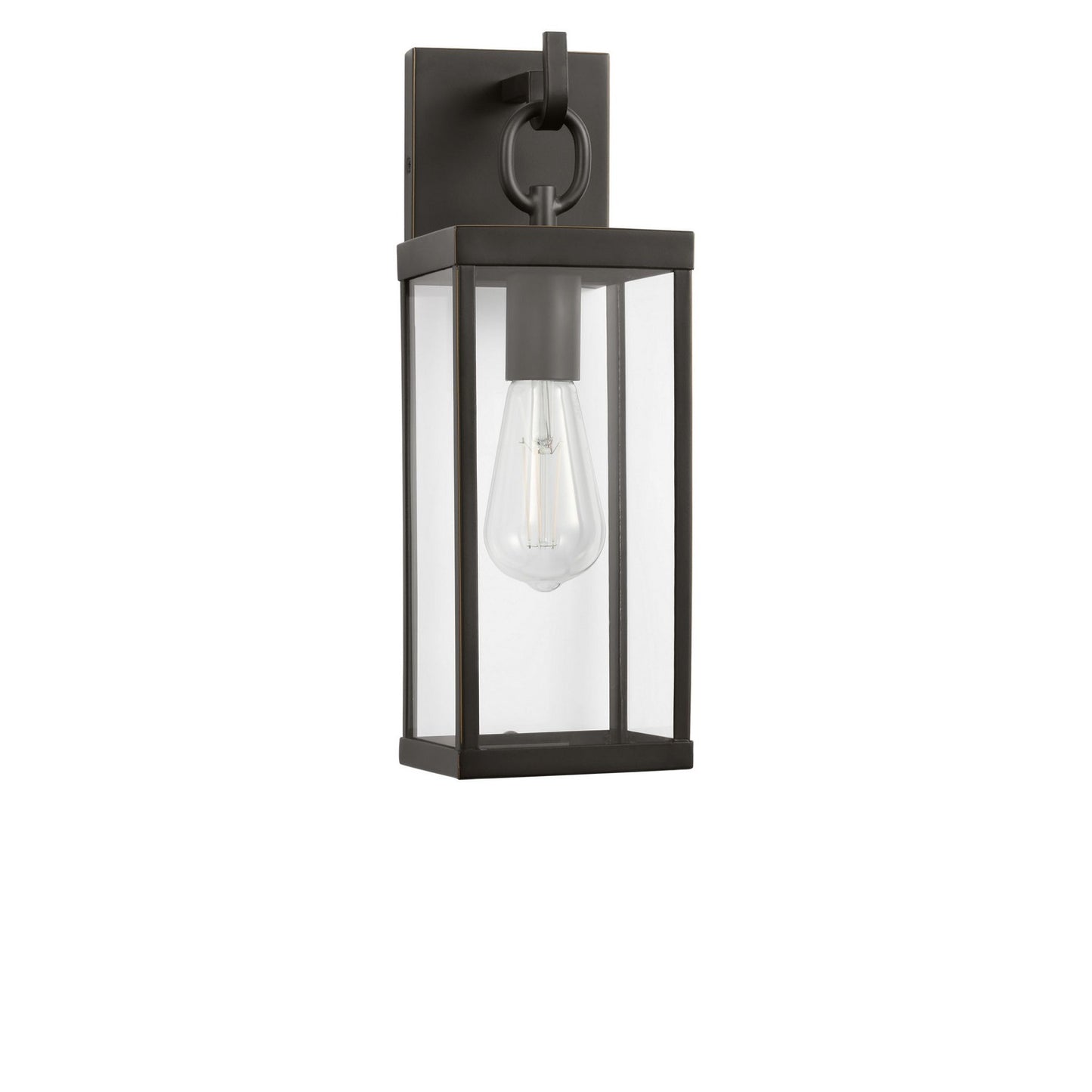 Rox One Light Lantern in Antique Bronze