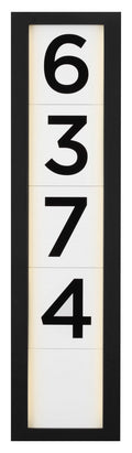 (4-Pack) Address Light Address Light in White Plastic