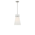 Fynn One Light Pendant in Brushed Nickel
