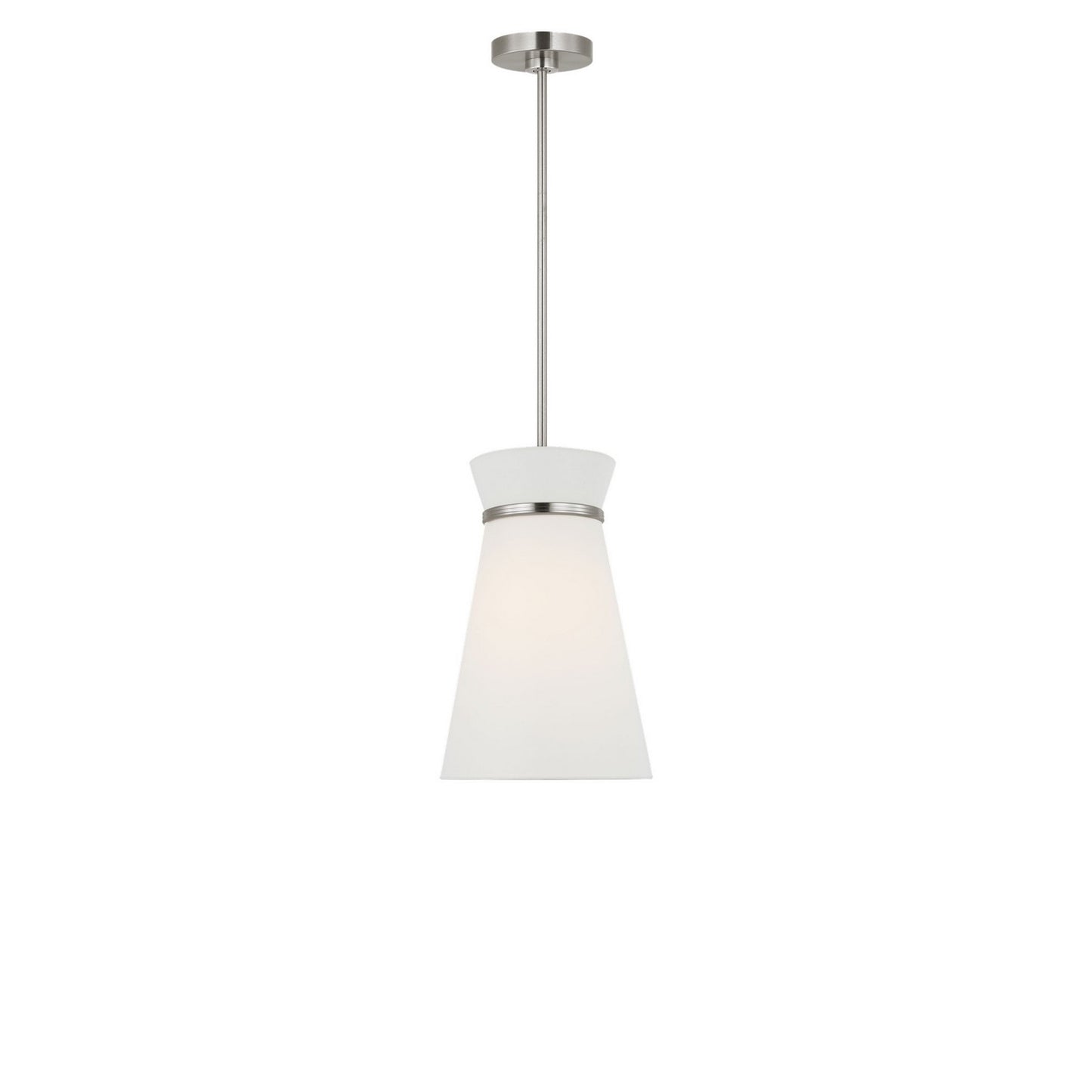 Fynn One Light Pendant in Brushed Nickel