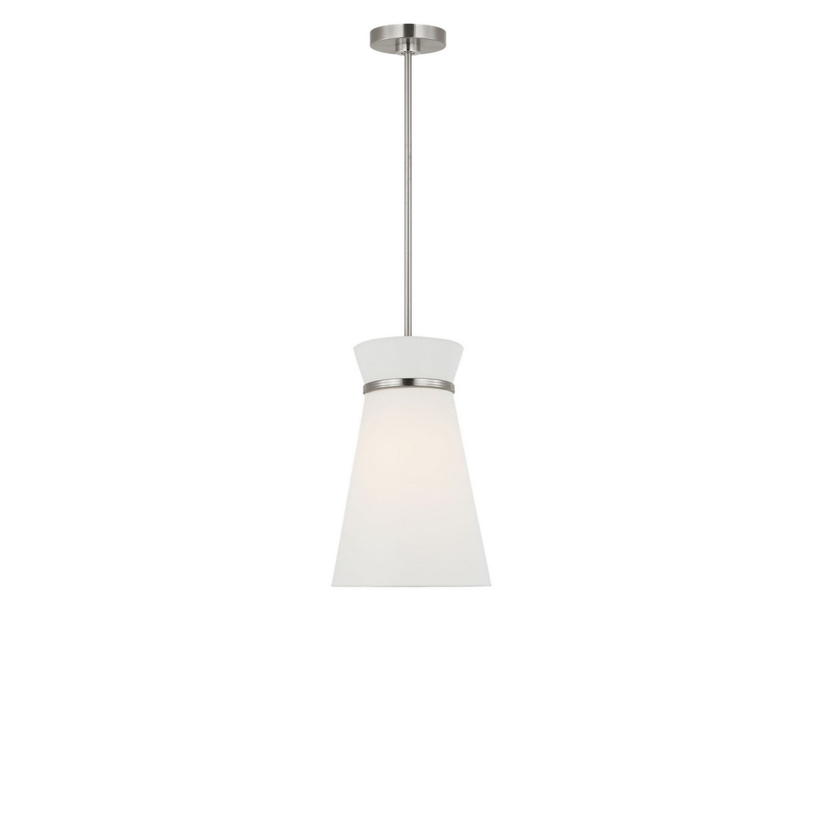 Fynn One Light Pendant in Brushed Nickel