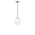 Nube One Light Pendant in Brushed Nickel