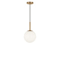 Nube One Light Pendant in Satin Brass