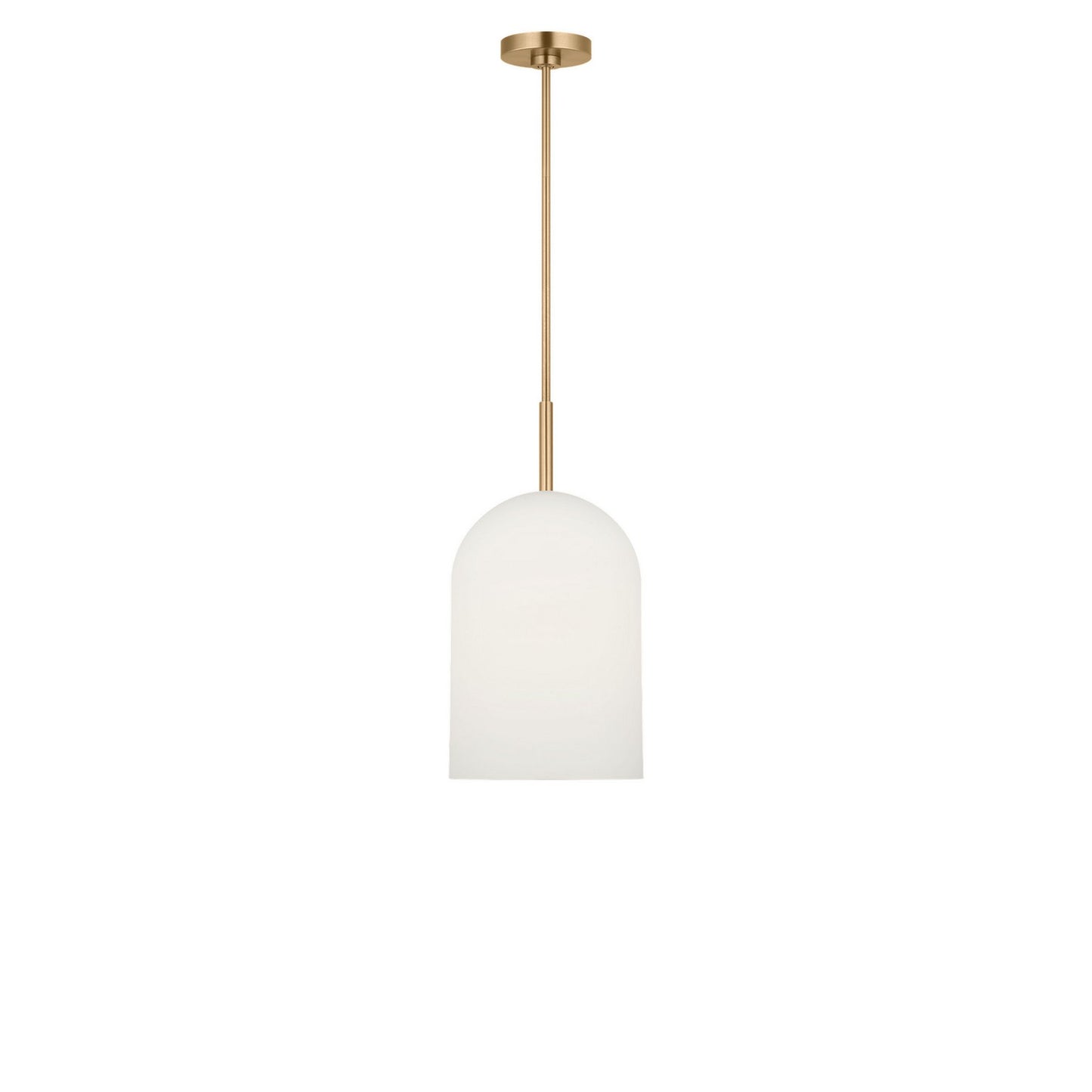 Neblina One Light Pendant in Satin Brass