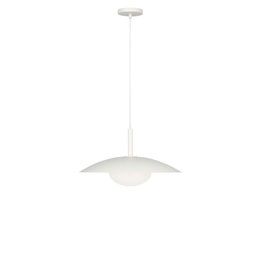Mont One Light Pendant in Matte White