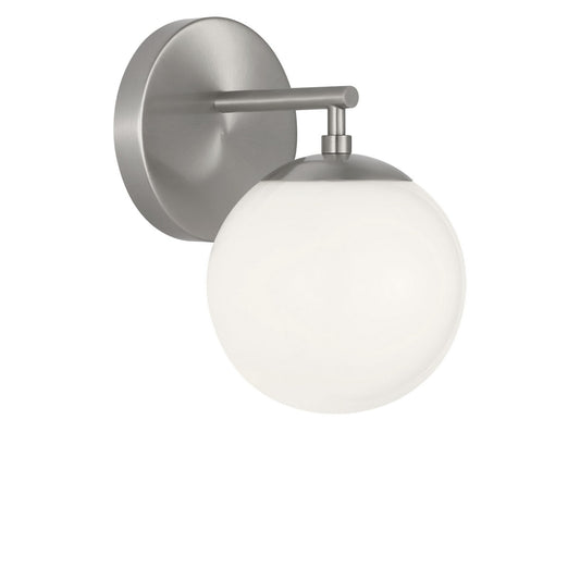 Nube One Light Vanity in Brushed Nickel