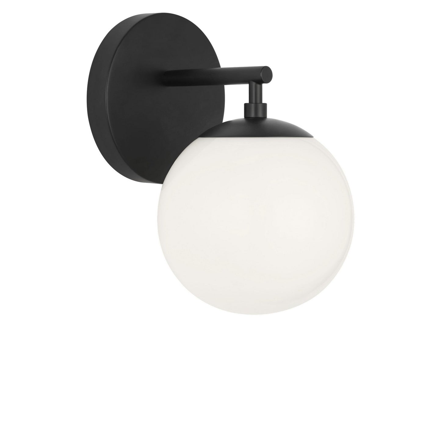 Nube One Light Vanity in Midnight Black