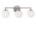 Nube Three Light Vanity in Brushed Nickel