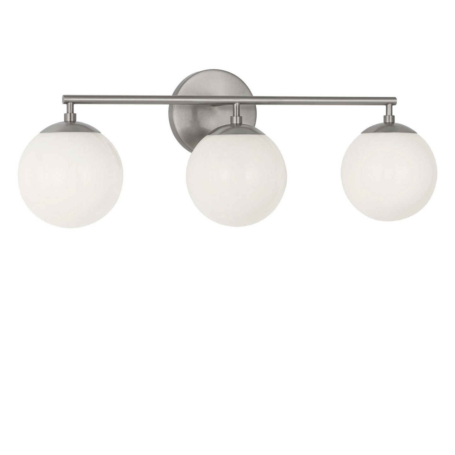 Nube Three Light Vanity in Brushed Nickel