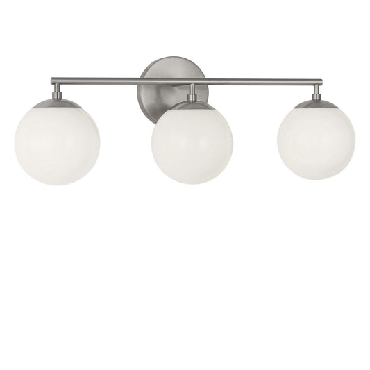 Nube Three Light Vanity in Brushed Nickel