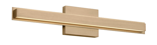 Aro LED Vanity in Satin Brass