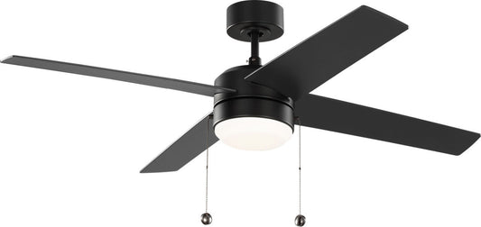 Loni 52" Ceiling Fan in Midnight Black