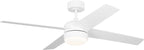 Loni 52" Ceiling Fan in Matte White