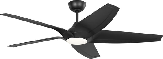 Dellwood 56" Ceiling Fan in Midnight Black