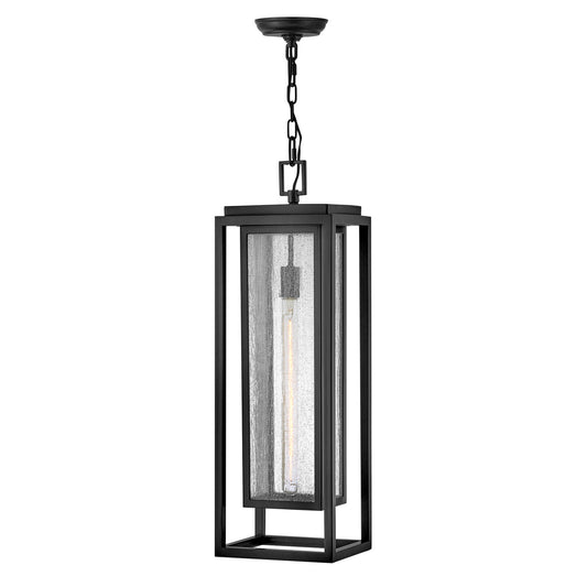 Republic LED Hanging Lantern in Black