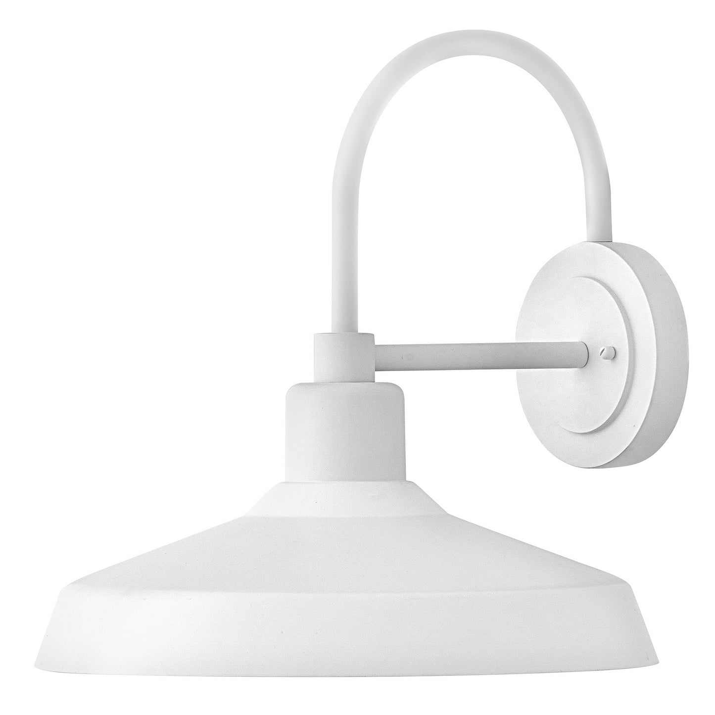 Forge LEDWall Mount Barn Light in Textured White