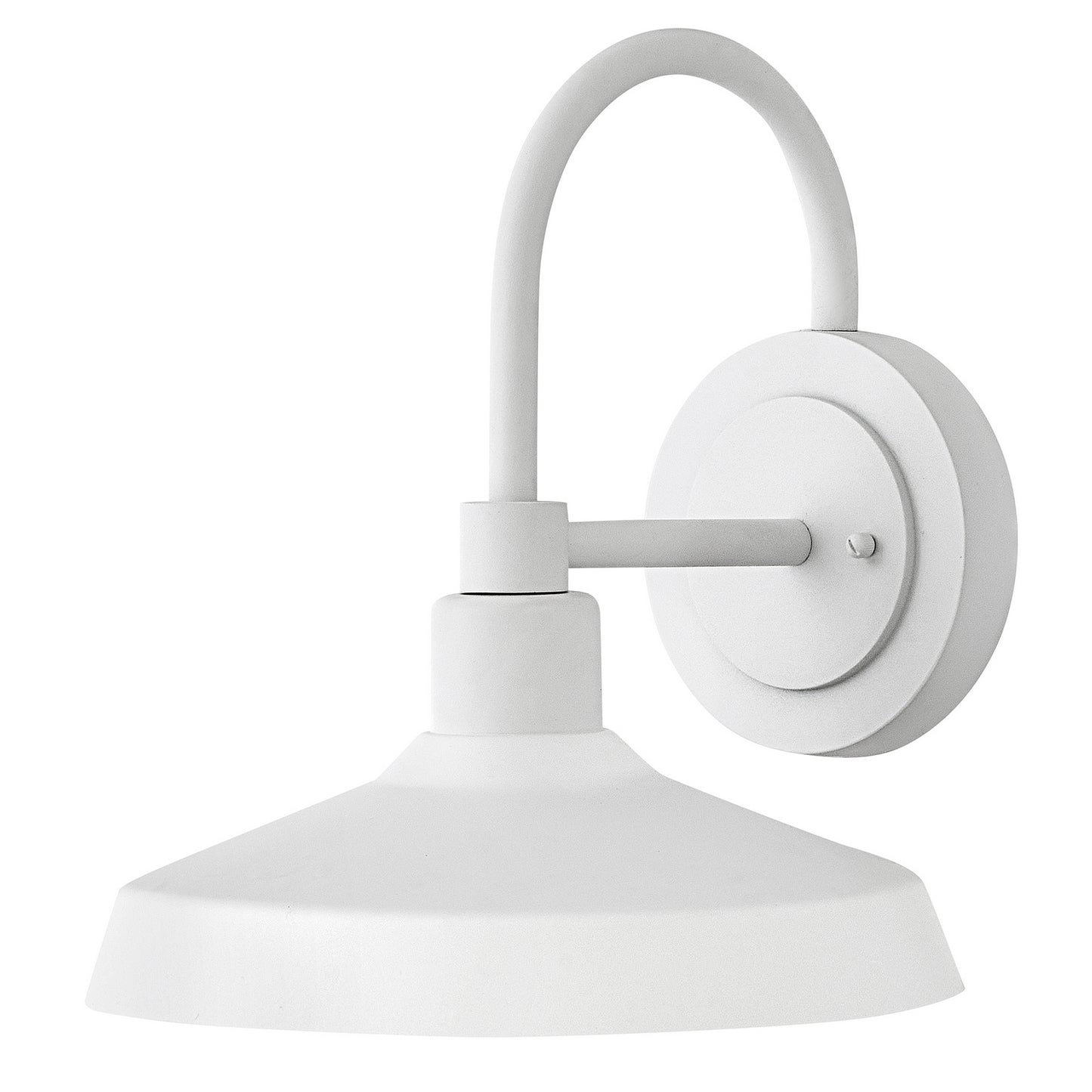 Forge LEDWall Mount Barn Light in Textured White