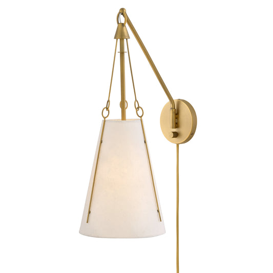 Danvers LED Wall Sconce in Lacquered Dark Brass