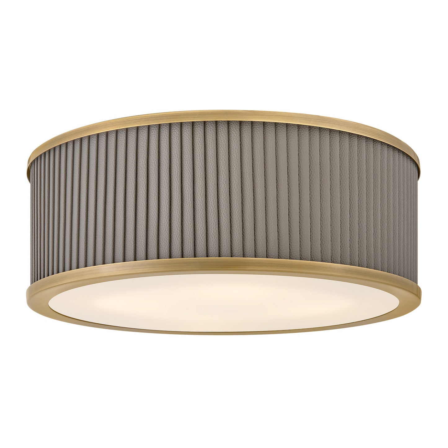 Arden LED Flush Mount in Heritage Brass