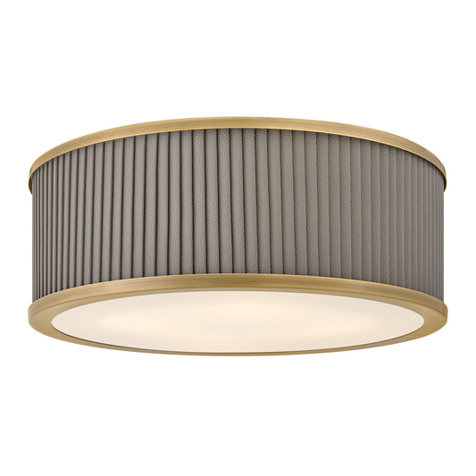 Arden LED Flush Mount in Heritage Brass