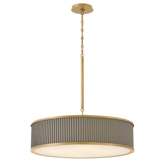 Arden LED Chandelier in Heritage Brass